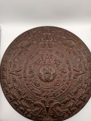 メキシコ アステカカレンダー風レリーフ 直径約26cm - メルカリ
