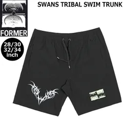 ボードショーツ FORMER フォーマー SWANS TRIBAL SWIM TRUNK トランクス BLACK FBO-23501のサムネイル