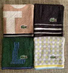 LACOSTE ラコステ　ミニタオル　ハンカチ　メンズ　レディース　ラコステ　四枚セット Eden mini shopのサムネイル