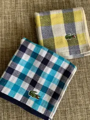 LACOSTE ラコステ　　ハンカチ　メンズ　レディース　ラコステ　二枚セット Eden mini shopのサムネイル