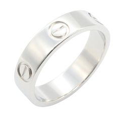 カルティエ CARTIER リング・指輪 ラフ リング B4084900 Pt950プラチナ ラフ リング ユニセックス Used A