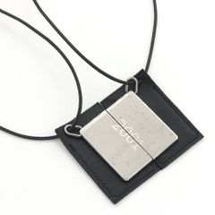 Martan Margiela 2004 レザードックタグネックレス Martan Margiela 2004 レザードックタグネックレス - メルカリ