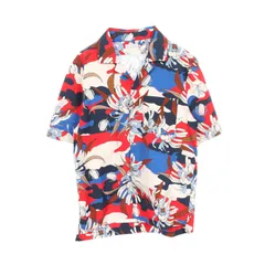 モンクレール MONCLER CAMICIA フローラル 総柄 半袖 コットン シャツ メンズ Used Bのサムネイル