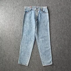 80s　90s　BIG JOHN　SPANA　デニムパンツ　ケミカルウォッシュ　ワイド　ヴィンテージ　ビッグジョン　スパナ　サイズ32のサムネイル