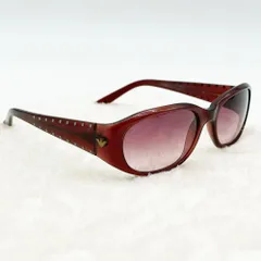 EMPORIO ARMANI エンポリオアルマーニ サングラス ブラウン プラスチック グラデーションレンズ ロゴ レディース メンズ アイウェア カジュアル 上品のサムネイル