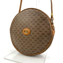 GUCCI オールドグッチ マイクロGG ショルダーバッグ PVC レザー ベージュ ヴィンテージのサムネイル