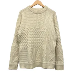 bukht(ブフト) 長袖セーター サイズ1(M) メンズ美品  - アイボリー クルーネックのサムネイル
