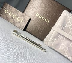 鏡面仕上】GUCCI ネクタイピン タイピン 925 仕事 冠婚葬祭 - メルカリ