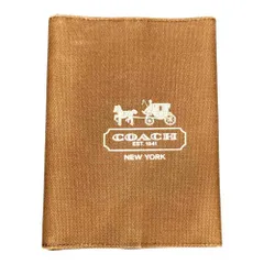 コーチ COACH ブックカバー マグネット開閉 茶 ブラウン ■GY99のサムネイル