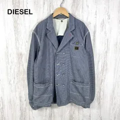 DIESEL ディーゼル ヒッコリーストライプ カバーオール ブルーのサムネイル