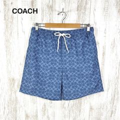 新品 COACH コーチ ハーフパンツ シグネチャー キャンプショーツ
