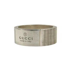 GUCCI グッチ ロゴ リング Ag 925 9.8g リング 指輪 シルバーのサムネイル