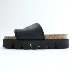 Hender Scheme キャタピラー caterpillar スライド サンダル 26cm ブラック レザー 厚底 コルクフットベッドのサムネイル