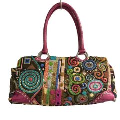 美品♡ALBERTO アルベルト 象革 ハンドバッグ ブラウン - メルカリ