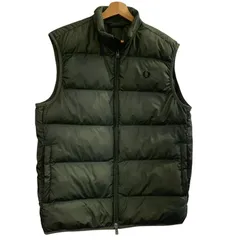 ♪4522 フレッドペリー FRED PERRY ジャケット インサレーテッド ベスト J8522 Insulated Vest Gilet ジレ 中綿 JACKET アウター ジャンパー・ブルゾン フレッド ペリー フレッド・ペリー  中古 オリーブのサムネイル