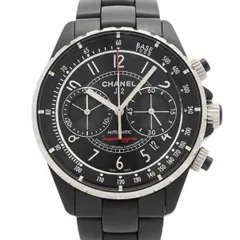 ★SALE【6wfc0212】シャネル J12 スーパーレッジェーラ H3409 黒文字盤【中古】腕時計 メンズのサムネイル