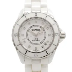 ★SALE【6wfc0252】シャネル J12 ダイヤ H1629 白文字盤【中古】腕時計 メンズのサムネイル