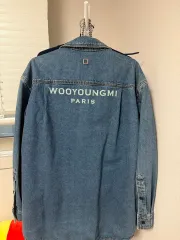 WOOYOUNGMI ウーヨンミ バックロゴ デニムジャケット 105 110のサムネイル