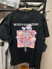 {S/44} WOOYOUNGMI ウーヨンミ 3D フラワー 半袖 ほぼ新品のサムネイル