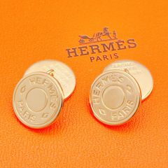 ◇エルメス◇新品仕上済 セリエ カフス ゴールド カフリンクス