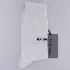 BALENCIAGA ホワイトリブソックス オンライン完売品 - メルカリ
