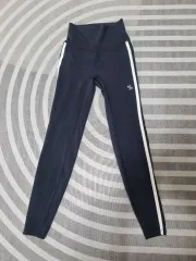 ゼクシィミックス レディース トレーナー パンツ 黒 白 ボーダー柄のサムネイル