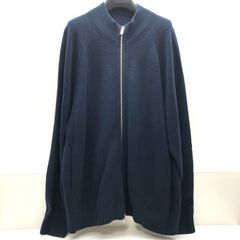 Gran Sassoグランサッソ ミラノリブウールジップカーディガン50ブラック Gran Sassoグランサッソ ミラノリブウールジップカーディガン50
