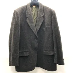 CLE des ZONES レディース ウール ジャケット 9号 ブラウン チェック柄 クレデゾーン SGKY26-2505のサムネイル
