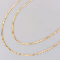 18金 K18 男女兼用 造幣局 フリーアジャスター付き 喜平ネックレス 2.14g 51㎝ Z1721のサムネイル
