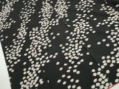 洗える着物 花の舞 黒地 桜柄 Lサイズ - メルカリ