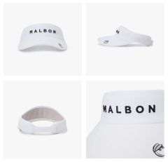 malbon golf x clubhaus キャップ 白 帽子 ゴルフ - メルカリ
