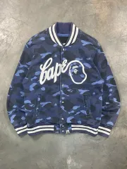00s アベイシングエイプ カモフラージュ サル ブルゾンのサムネイル