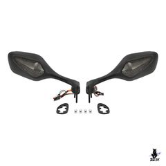 CBR1000RR(sc59)ミラーレスウィンカー 黒 楕円形 2本接続 - メルカリ