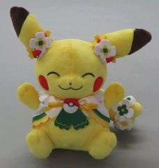 ポケモンセンター ピカチュウ サマーライフ ぬいぐるみ ひまわり メス