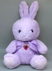 【中古】ぬいぐるみ 7月(ルビーカラー/情熱・勇気) Happy Birthcolor Pastel Rabbit 28cm ~Heart~ ぬいぐるみ 「Happy Birthcolor」のサムネイル