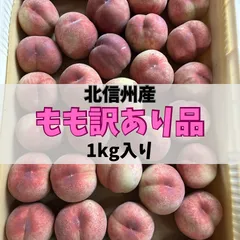 北信州産　もも　訳あり品　1kgのサムネイル