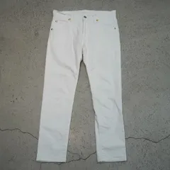 1PIU1UGUALE3 ウノピゥウノウグァーレトレ 9 TAPERED CHAIN ストレッチ デニム パンツ ジーンズ ジーパン MRP369 CTU180 白 M 4193Q★4のサムネイル