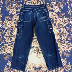 00s Von Dutch ペインターパンツ ワイドデニム ワッペン バギー - メルカリ