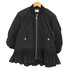 レッドヴァレンティノ RED VALENTINO Pleated Flounce Bomber Jacke レディース  38のサムネイル