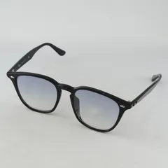サングラス RayBan レイバン USED品 RB4258 601/19 スクエア ブラック ブルーグラデーション メガネフレーム アイウェア X0253のサムネイル