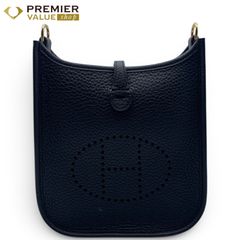 本物未使用□エルメス□ エールライン MM 後期型 ノワール カデナ付き 