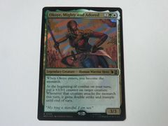 MTG 경애받고 강한 전사, 오코에(서지 FOIL) 마블 슈퍼 히어로즈 영어 1장