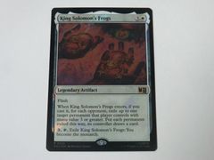 MTG 솔로몬왕의 개구리(서지 FOIL) 마블 슈퍼 히어로즈 영어 1장