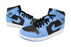 ナイキ NIKE AIR JORDAN 1 MID University Blue エア ジョーダン 1 ミッド ユニバーシティ ブルー DQ8426-401 26.5 青 ブルー ブランド古着ベクトル 中古▲■260516のサムネイル