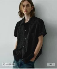 SATUR Crochet Collar Half Shirt 韓国ブランド - メルカリ
