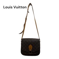 ルイヴィトン モノグラム サンクルー ショルダーバッグ 斜めがけ ヴィンテージ 美品】LOUIS VUITTON ルイヴィトン モノグラム サンクルー ショルダー