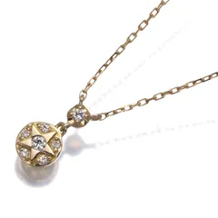 ヴァンドーム ネックレス ダイヤ ダイヤモンド 0.04ct スター K18YG #194408のサムネイル