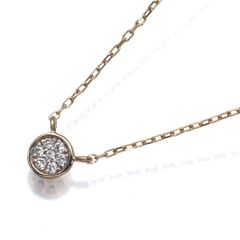 ete◎K10パヴェネックレスダイヤモンドサークル - メルカリ