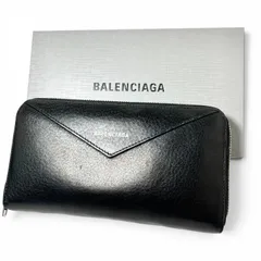 BALENCIAGA バレンシアガ 長財布 ブラック ラウンドジップ 箱付きのサムネイル