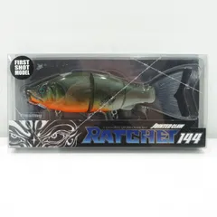 【三重本店】 中古 GAN CRAFT | ガンクラフト ルアー JOINTED CLAW RATCHET ジョインテッドクロー ラチェット 144 タイプF ピラニア ※サイン入り 【88】のサムネイル